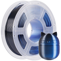 Anycubic PLA Silk Filament Dual Color BLACK-BLUE 1.75mm 1kg