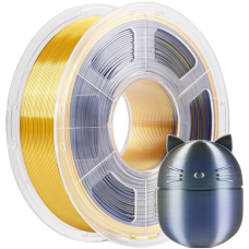 Anycubic PLA Silk Filament Dual Color BLACK-GOLD 1.75mm 1kg