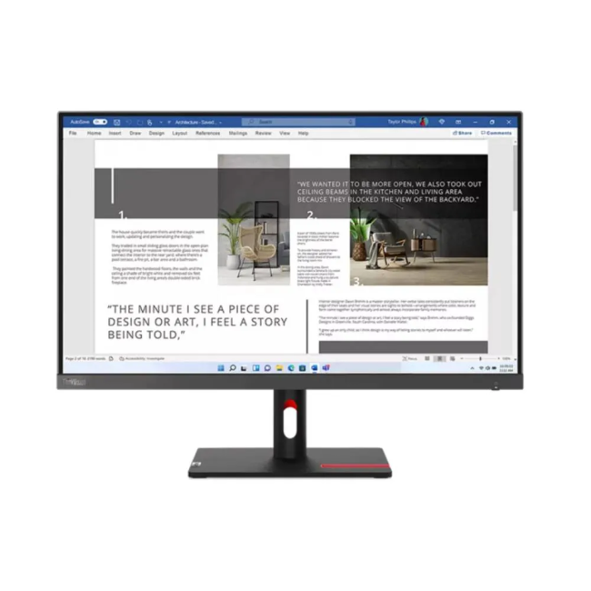 Монитор Lenovo ThinkVision S27i-30/ 27" (1920x1080)/ 100Hz/ Tilt Stand/ Storm Grey/ 2x HDMI® 1.4, 1x