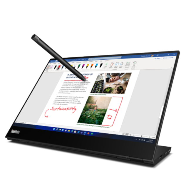 Монитор ThinkVision M14t Gen 2 (D24140QX0)14 inch Monitor-Type C